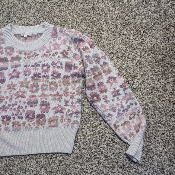 LoveShackFancy Kristen Pullover Sweater in Stardust Fantasy - Picture 7 of 14